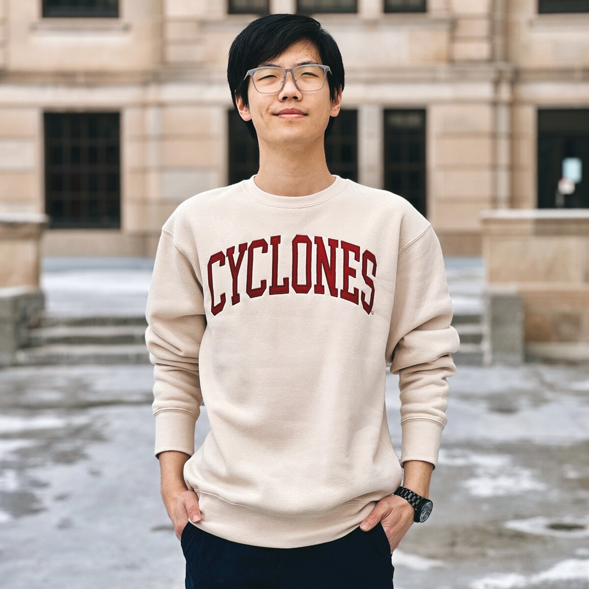 ZooZatz Cyclones Sand Crewneck